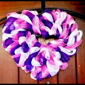 Deco mesh Braided Wreath